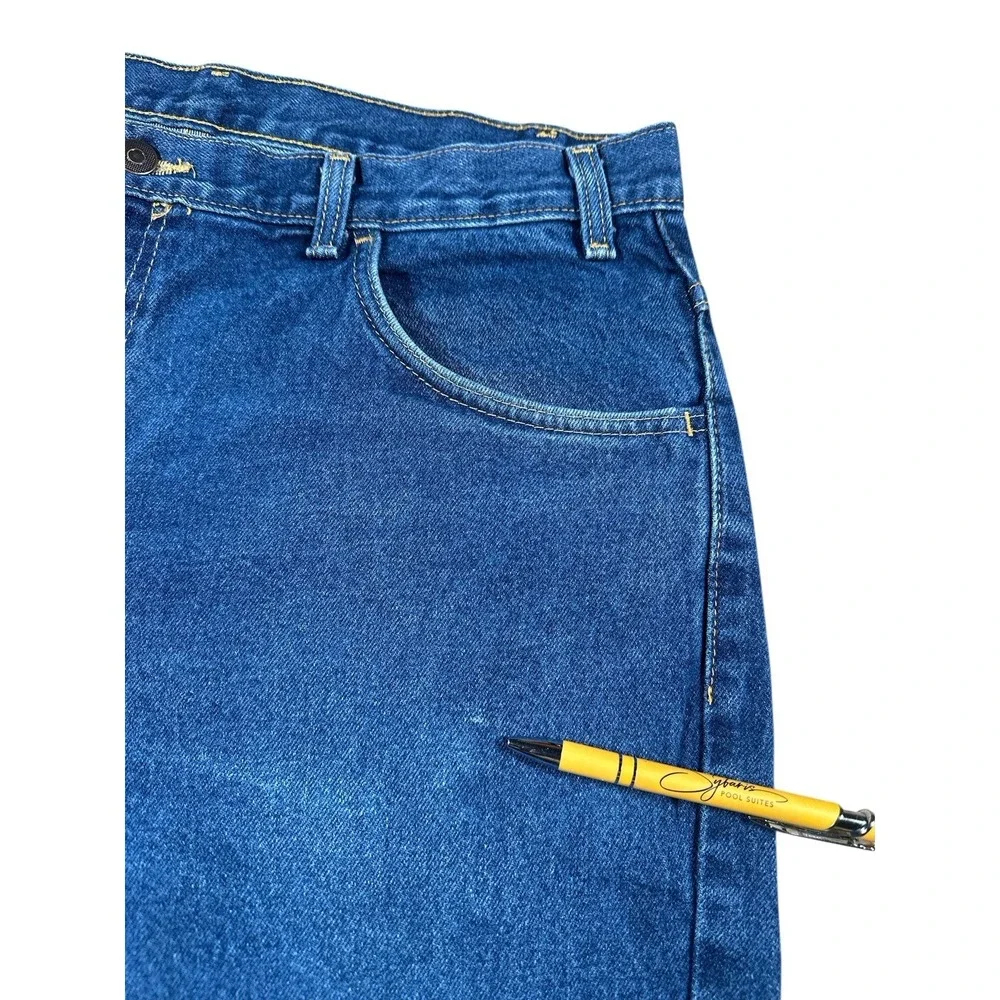 WearGuard Denim Work Jeans Men‎ Sz 36x31 Heavyduty Tag Sz 38x32 Straight Leg